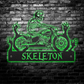 Skeleton Motorcycle - Led Light Metal - Owls Matrix LTD