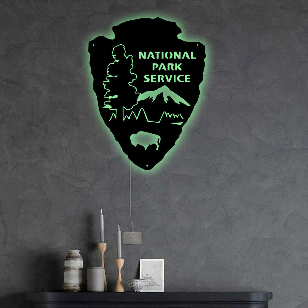 National Park Various Style - Led Light Metal - Owls Matrix LTD