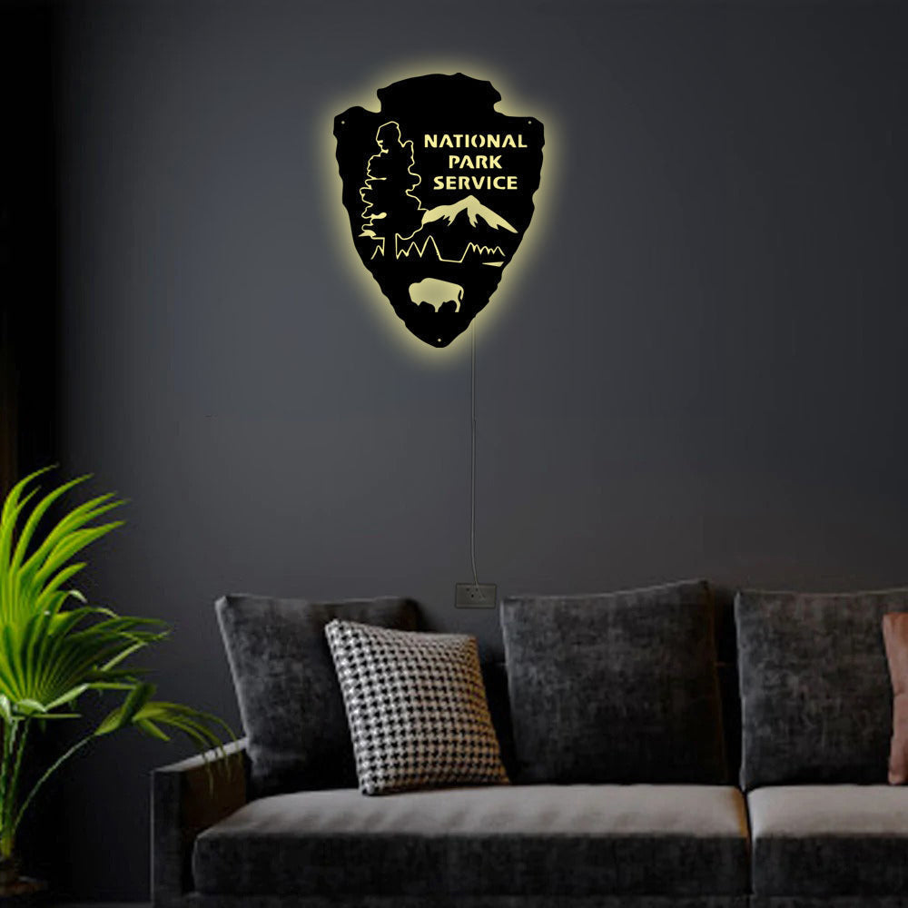 National Park Various Style - Led Light Metal - Owls Matrix LTD