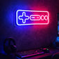 Neon Game Controller Sign – Retro Gaming LED Wall Light
