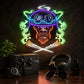 Neon Sign Gift For Men - Aviator Gorilla Wall Light
