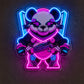 Neon Sign Gift For Men - Cyber Panda LED Wall Light

