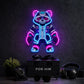 Neon Sign Gift For Men - Cyber Panda LED Wall Light
