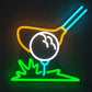 Neon Sign Gift For Men - Golf Swing LED Wall Light
