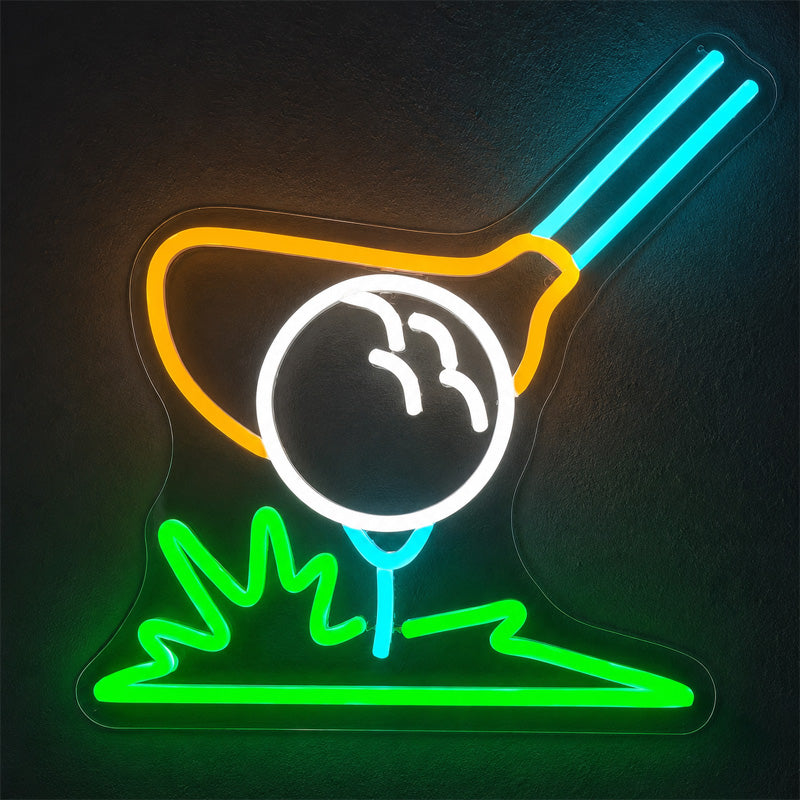 Neon Sign Gift For Men - Golf Swing LED Wall Light
