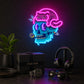 Neon Sign Gift For Men - Neon Skull Cat Wall Light
