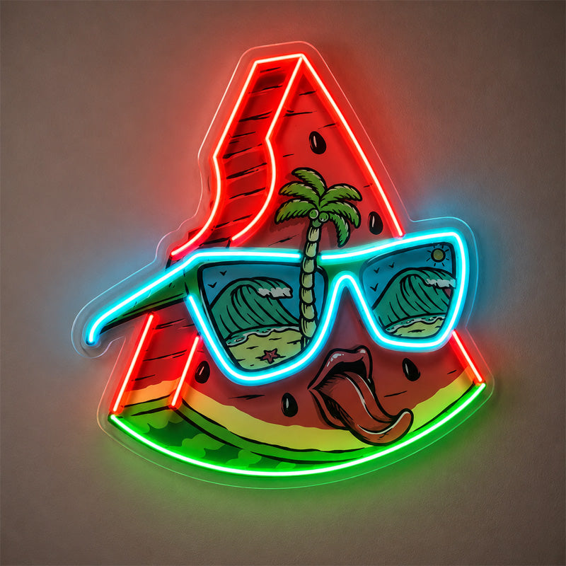 Neon Sign Gift For Men - Watermelon LED Wall Light
