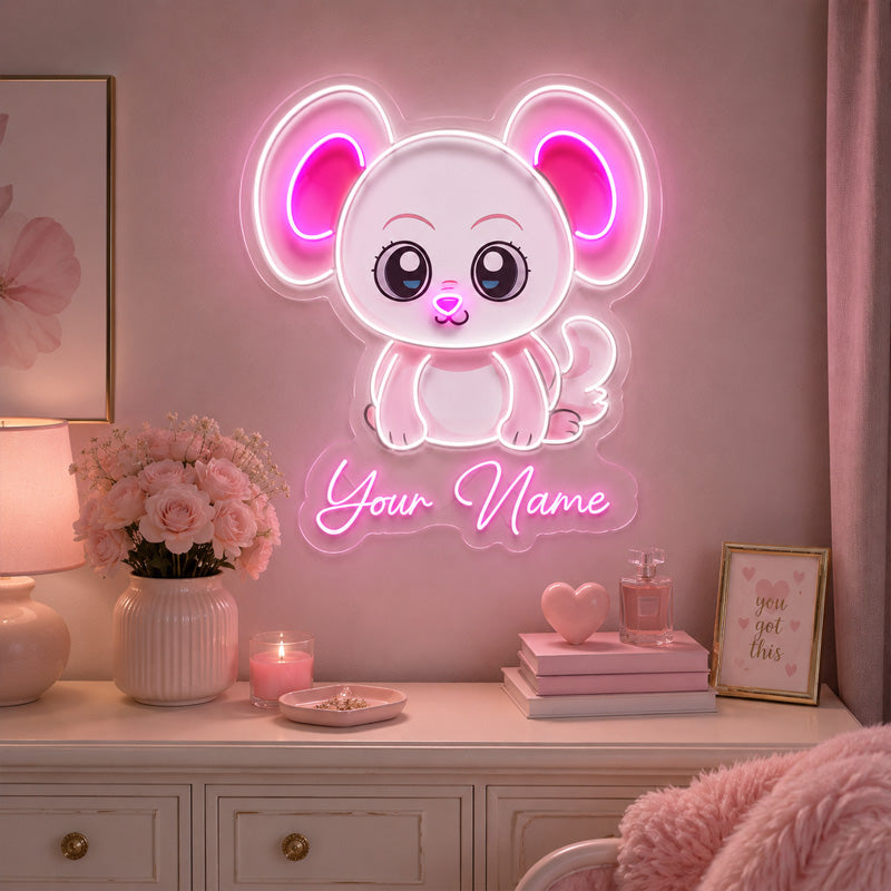 Neon Sign Gift Ideas for Women - Custom Mouse Glow
