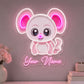 Neon Sign Gift Ideas for Women - Custom Mouse Glow
