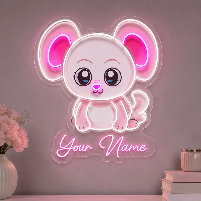Neon Sign Gift Ideas for Women - Custom Mouse Glow

