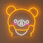 Neon Sign Gift Ideas for Women - Cute Bear Wall Light