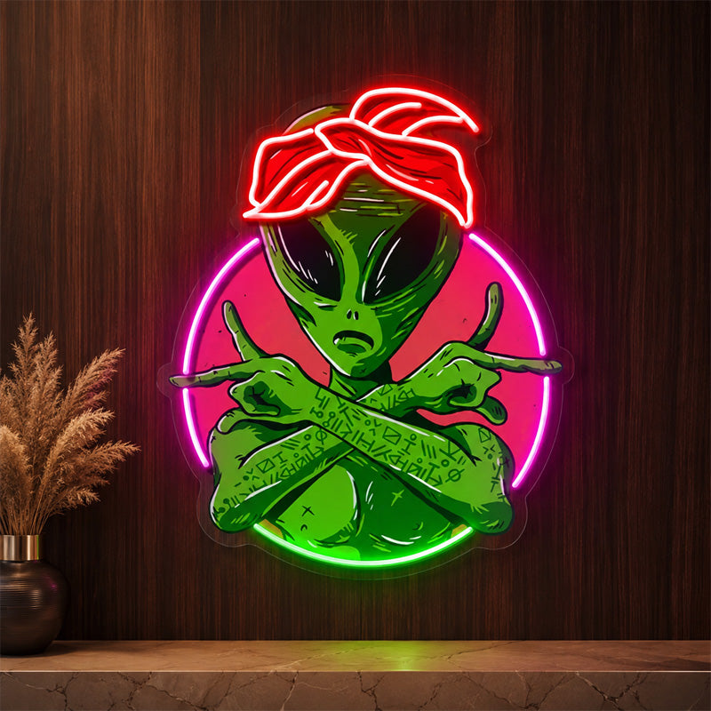 Neon Sign Gift Ideas for Women - Rebel Alien Glow
