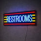 Neon Sign for Bathroom Decor – Restrooms LED Wall Light
