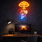 Neon Sign for Home Office – Skull LED Wall Decor