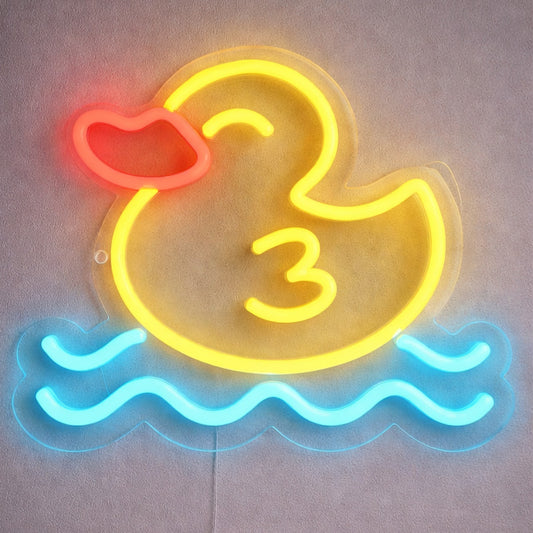 Neon Signs for Kids Room – Duck LED Wall Decor