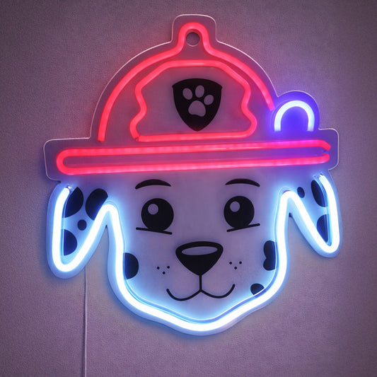 Neon Signs for Kids Room – Fire Dog LED Decor