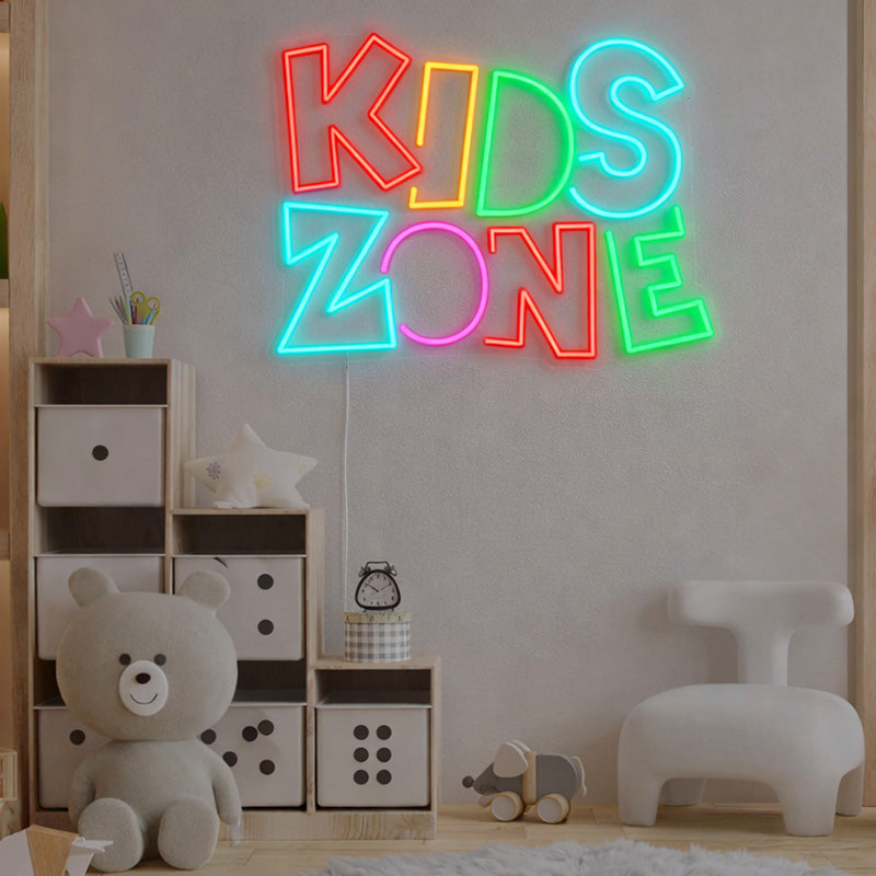 Neon Signs for Kids Room – Kids Zone LED Decor
