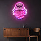 Neon Signs for Living Room Wall - Skull Heart LED Light
