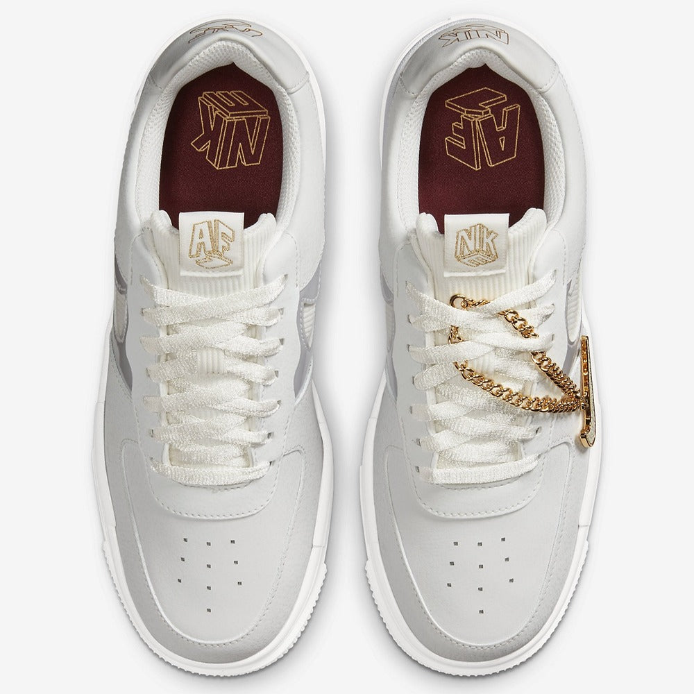 Nike Air Force 1 Pixel White Gold Chain (Women Exclusive) DC1160-100