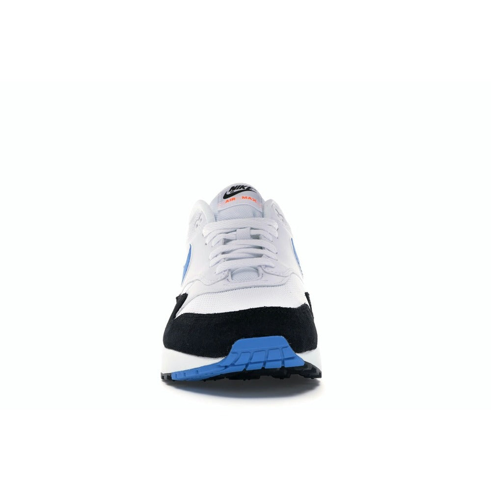 Nike Air Max 1 White-Photo Blue-Black-Total Orange AH8145-112