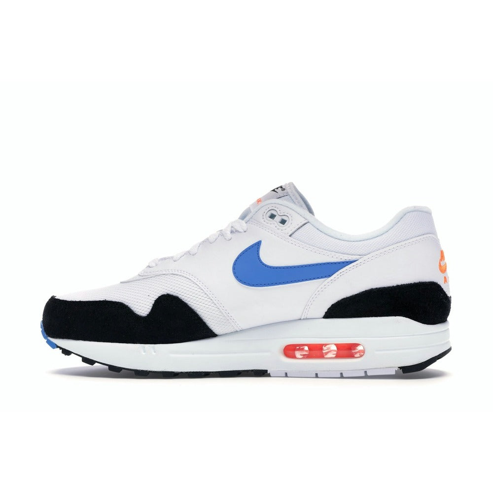 Nike Air Max 1 White-Photo Blue-Black-Total Orange AH8145-112