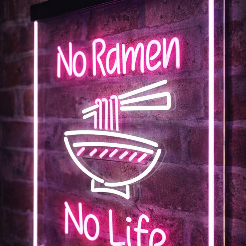 No Ramen No Life Neon Sign – LED Wall Light