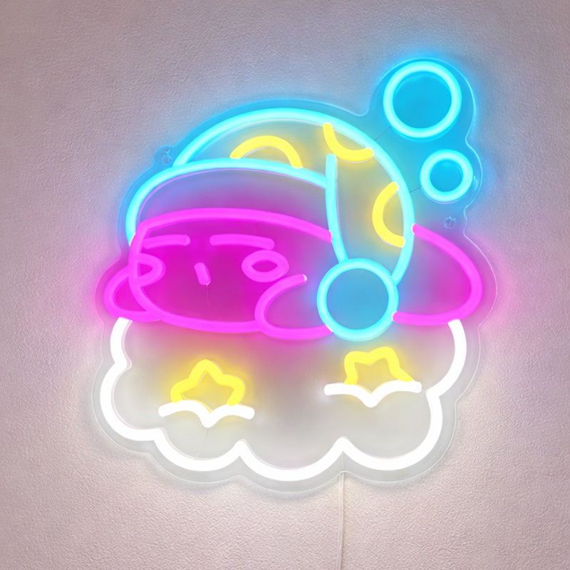 Nursery Neon Sign Night Light - Cute Cloud Decor