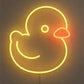 Nursery Neon Sign Night Light - Cute Duck Decor
