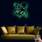 Octopus With Anchor - Led Light Metal - Owls Matrix LTD