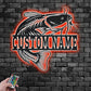 Personalized Catfish Fish Metal Wall Signs With RGB Led Light