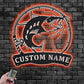 Personalized Catfish Fishing Metal Wall Signs With RGB Led Light