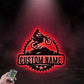 Personalized Motocross Biker Metal Sign, Dirt Bike Name Sign, Metal Wall Signs With RGB Led Light