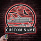 Personalized Pontoon Boat Metal Wall Signs With RGB Led Light