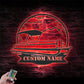 Personalized Pontoon Lake House Metal Wall Signs With RGB Led Light