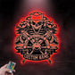 Personalized Sailor Skull Muscle Veteran Metal Wall Signs With RGB Led Light