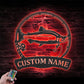 Personalized Sockeye Salmon Fishing Metal Wall Signs With RGB Led Light
