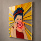 Photography Studio Neon Sign - Retro Camera Girl Art
