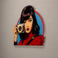 Photography Studio Neon Sign - Vintage Camera Girl Art