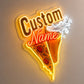 Pizza Neon Sign - Tasty Pizza and Beer LED Wall Decor