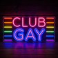 Pride & LGBT Neon Signs - Club Gay Rainbow Wall Glow

