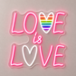 Pride & LGBT Neon Signs - Love Is Love Pink Wall Glow
