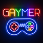 Pride & LGBT Neon Signs - Rainbow Gaymer Game Glow
