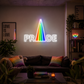 Pride & LGBT Neon Signs - Rainbow Triangle Pride Glow
