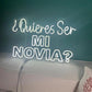 ¿Quieres Ser Mi Novia? Proposal Neon Sign - LEDTOT