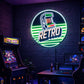 Retro Arcade Neon Sign - Classic Cabinet LED Wall Decor