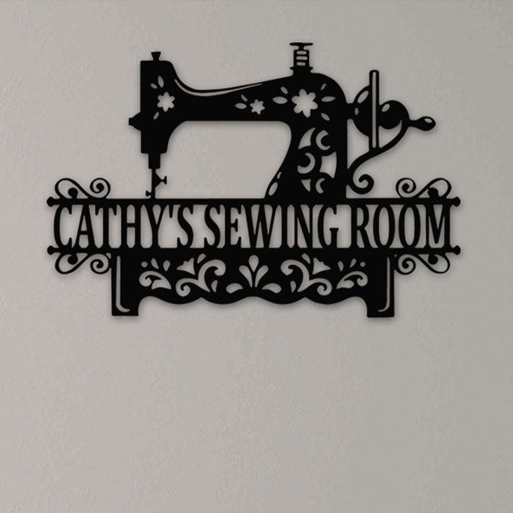 Sewing Room Lovely Style Personalized - Led Light Metal - Owls Matrix LTD