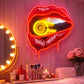 She Shed Neon Sign Decor - Sexy Lips LED Neon Light