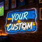 Soccer Bar Neon Sign - Argentina Football Wall Decor