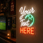 Soccer Bar Neon Sign - Goal Time Energy Wall Decor