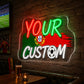 Soccer Bar Neon Sign - Portugal 2026 Fan Wall Decor